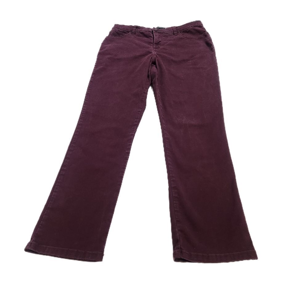 Lee Classic Fit 1889 Burgundy Women's Jeans Size 10 Medium Affirmations